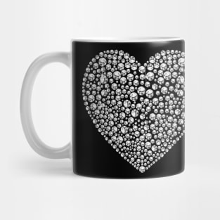 Merry Christmas Crystal Heart Mug